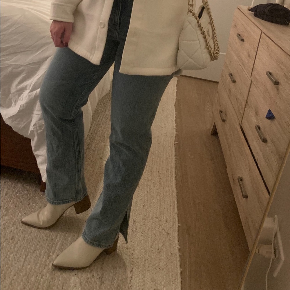 Threshold Elegant Cream Ankle Boots